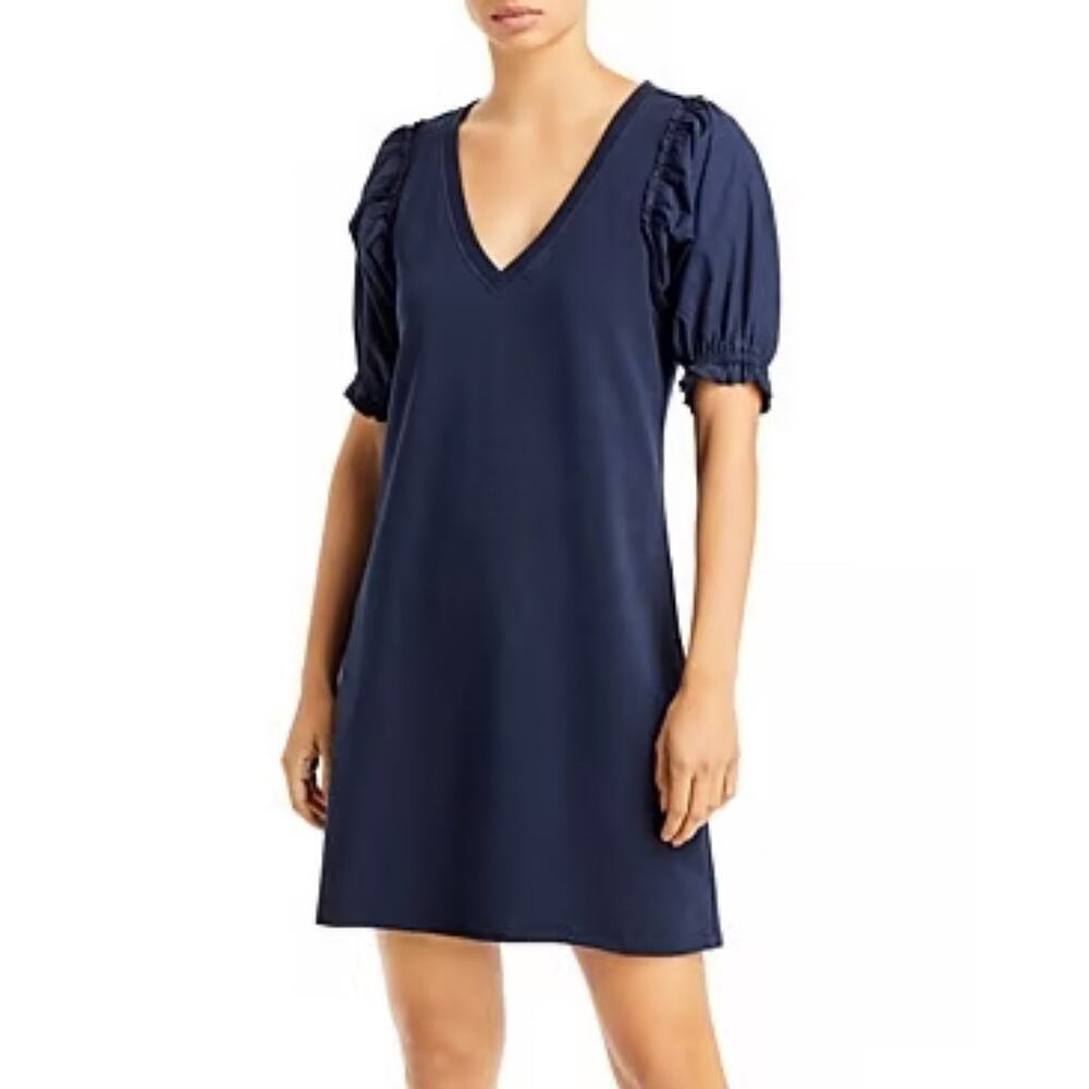 Sundays Anthropologie Puff Sleeve Dress‎ Mini Women’s Small Cottage Minimalist